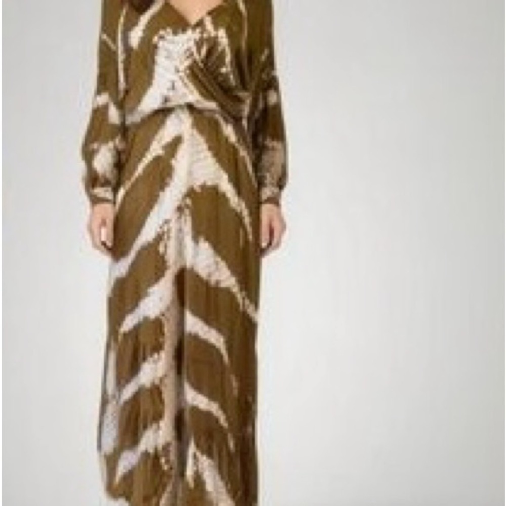 Chic Long Sleeve Tie-Dye Dress small - Picture 6 of 6